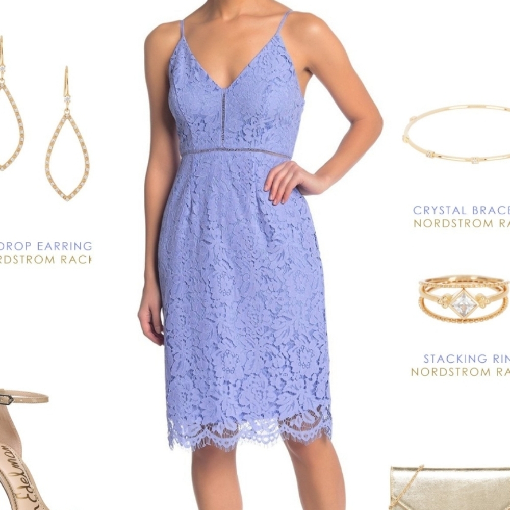 ASTR the lable dress lace midi
